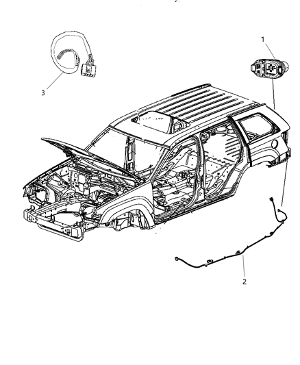 2011 Jeep Grand Cherokee Wiring Chassis & Underbody Diagram