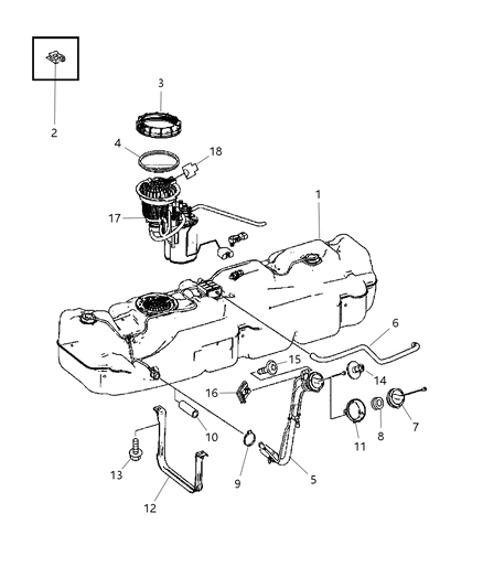 2008 Dodge Sprinter 3500 Fuel Pump Module Diagram 2