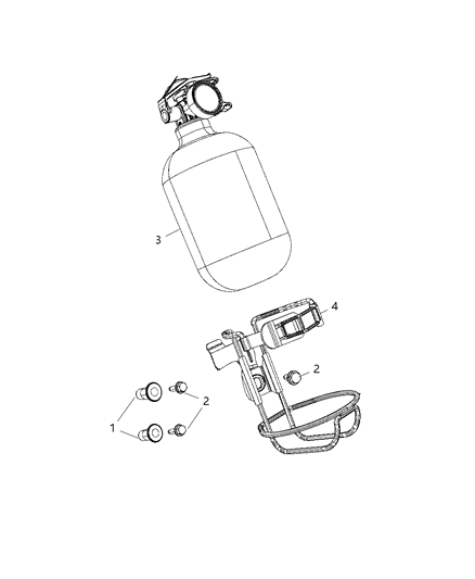 2016 Dodge Journey Emergency Kit Diagram