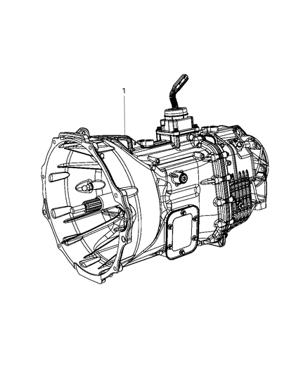 2008 Dodge Ram 5500 Transmission / Transaxle Assembly Diagram