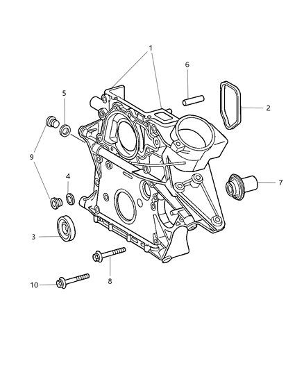 2009 Chrysler PT Cruiser Timing System Diagram 1