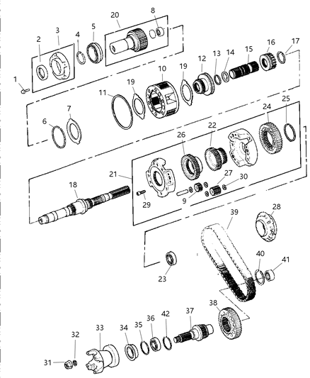 2004 Dodge Dakota Gear Train Diagram 2