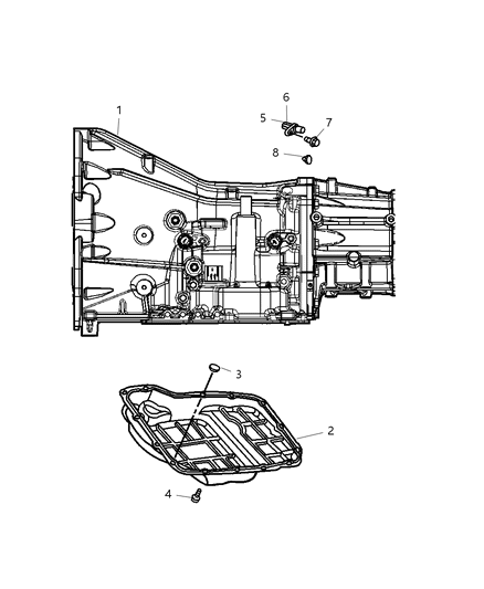 2004 Jeep Wrangler Transmission Case Diagram