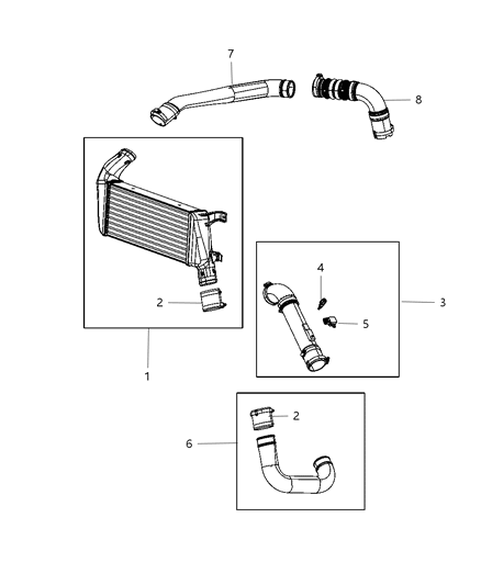 2009 Dodge Caliber Charge Air Cooler Diagram 2