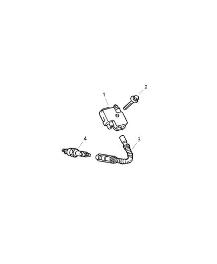 2006 Chrysler Crossfire SPARKPLUG-Engine Diagram for 5159713AA