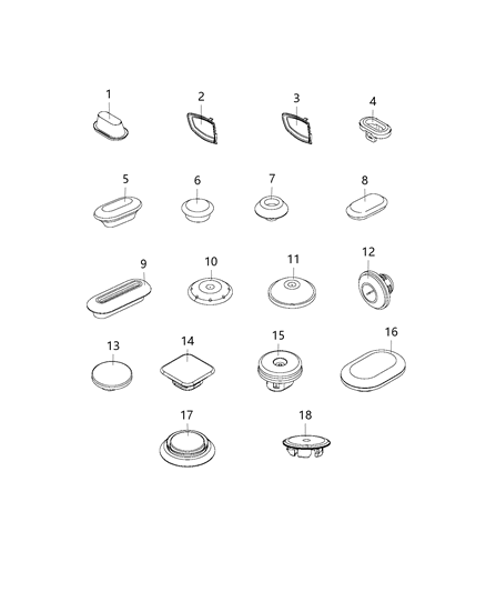 2015 Jeep Renegade Body Plugs Diagram