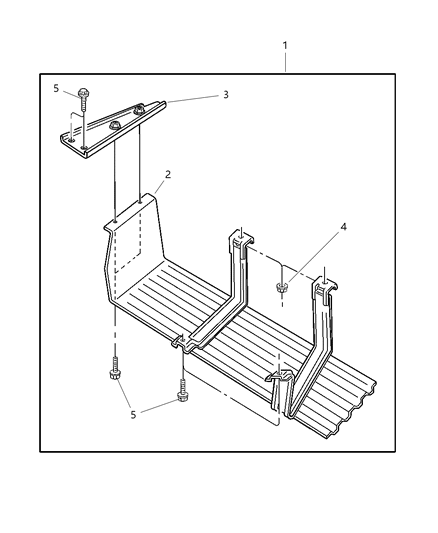 2002 Dodge Dakota Plate Package - Skid, Fuel Tank Diagram