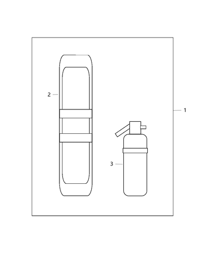 2014 Jeep Wrangler Emergency Kit Diagram