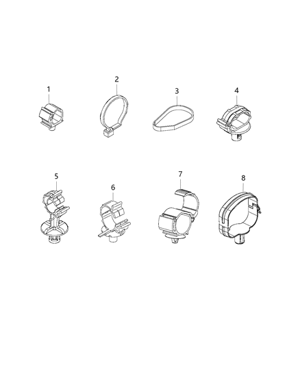 2015 Ram ProMaster City Wiring Fasteners Diagram 1