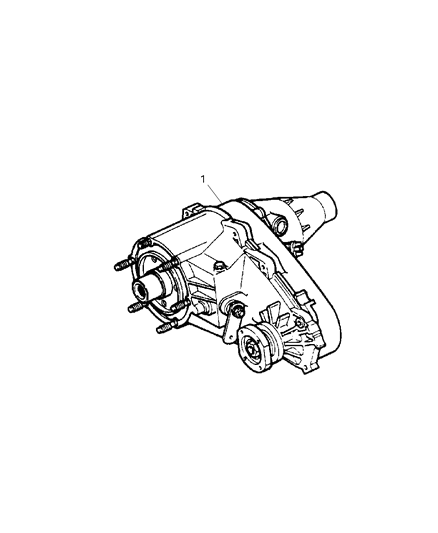 1999 Dodge Durango Transfer Case Assembly Diagram for R2105674AA