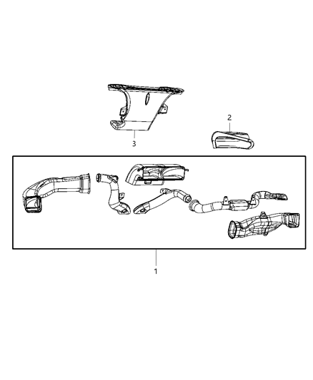 2008 Dodge Dakota Air Ducts Diagram