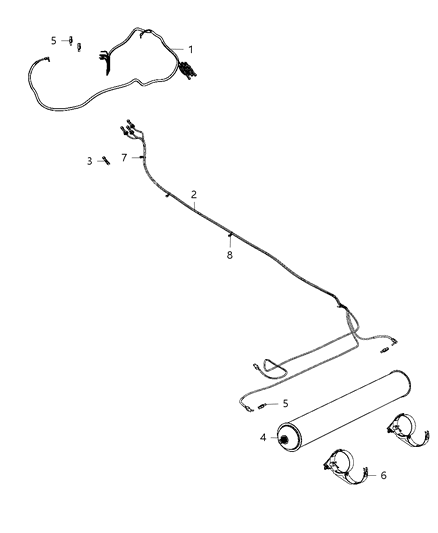 2013 Jeep Grand Cherokee Line Diagram for 52124934AF