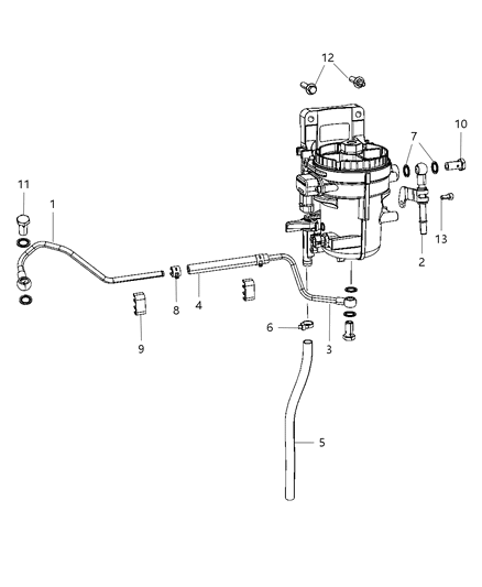 2008 Dodge Ram 3500 Fuel Filter Diagram 2