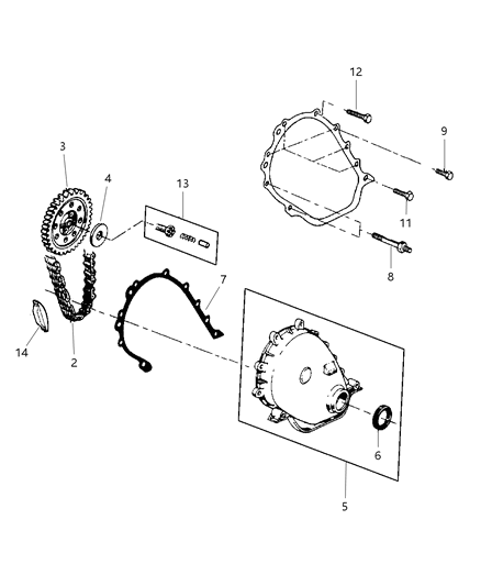 1999 Jeep Cherokee Stud Diagram for 6035921AA