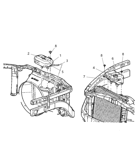 2002 Dodge Ram 1500 Coolant Tank Diagram