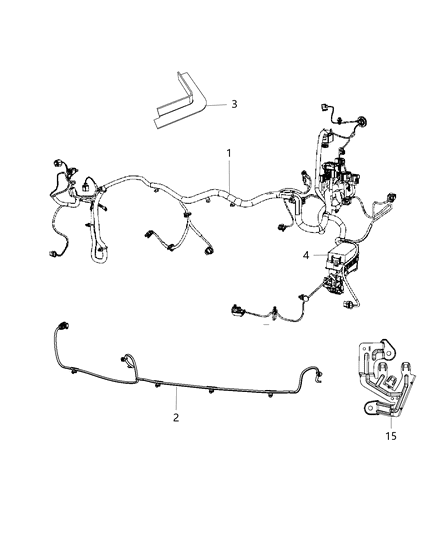 2014 Jeep Patriot Wiring-Jumper Diagram for 68250899AA