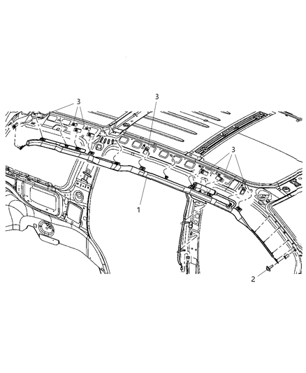 2006 Dodge Durango Side Air Bag Curtain Diagram