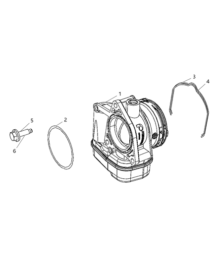 2009 Dodge Caliber Throttle Body Diagram 1