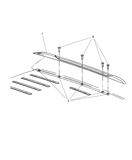 2019 Dodge Durango Roof Rack Diagram