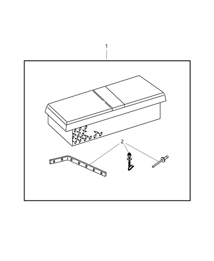 2008 Dodge Ram 2500 Tool Box Diagram