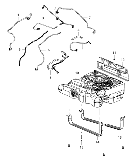 2011 Dodge Grand Caravan Tube-Return Diagram for 4809809AC