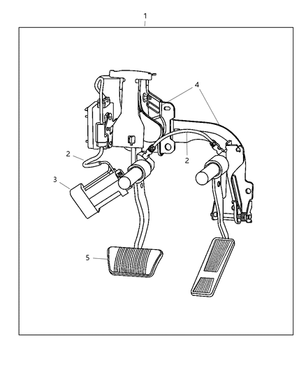 2003 Jeep Grand Cherokee Brake Pedal Diagram