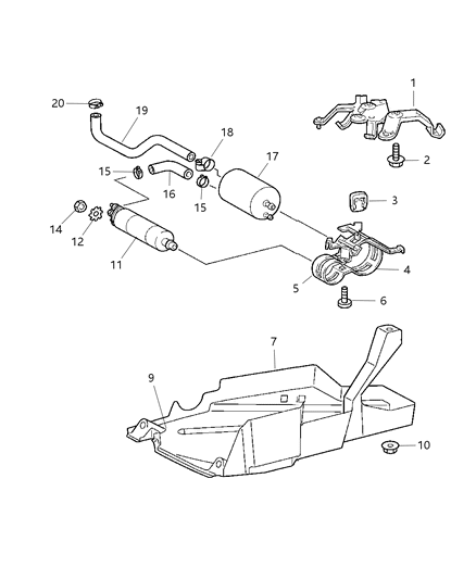 2006 Chrysler Crossfire Fuel Pump Diagram