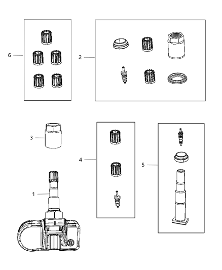 2009 Jeep Commander Tire Monitoring System Diagram