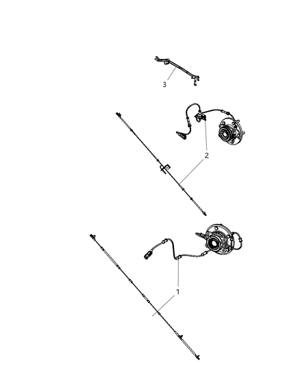 2009 Dodge Challenger Sensors - Brakes Diagram