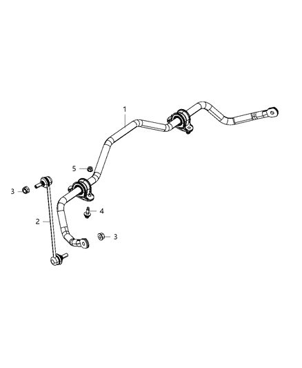 2012 Dodge Dart Front Stabilizer Bar Diagram