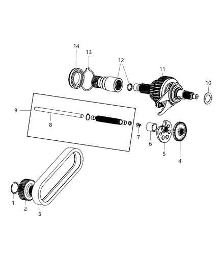 2014 Jeep Grand Cherokee Transfer Case Gear Train Diagram 2