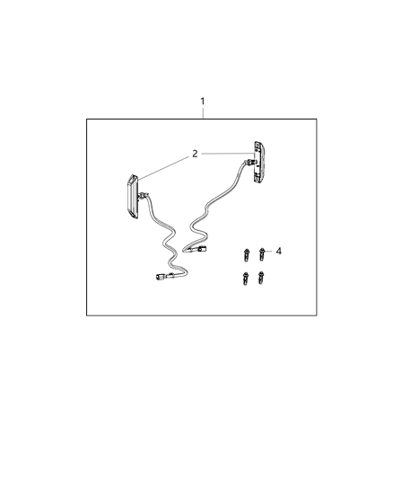 2018 Ram 2500 Light Kit, Cargo Diagram