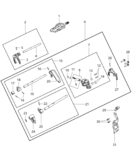 2011 Jeep Patriot Bolt-Assembly Diagram for 5162355AB