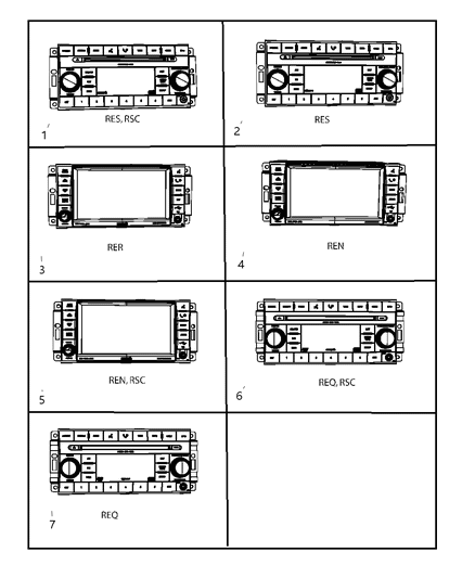 2008 Jeep Grand Cherokee Radio-AM/FM With Cd Diagram for 5064410AC