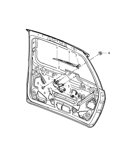 2008 Chrysler Pacifica Rear Wiper System Diagram