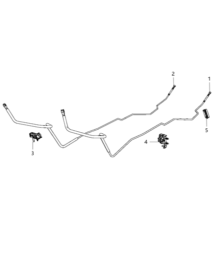 2009 Dodge Ram 5500 Tube-Fuel Return Diagram for 52122147AB