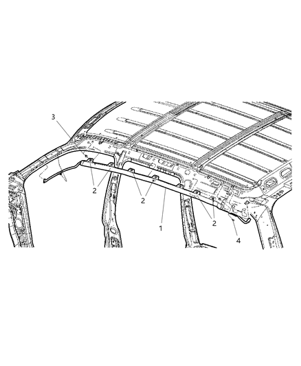 2003 Jeep Grand Cherokee Side Air Bag Curtain Diagram