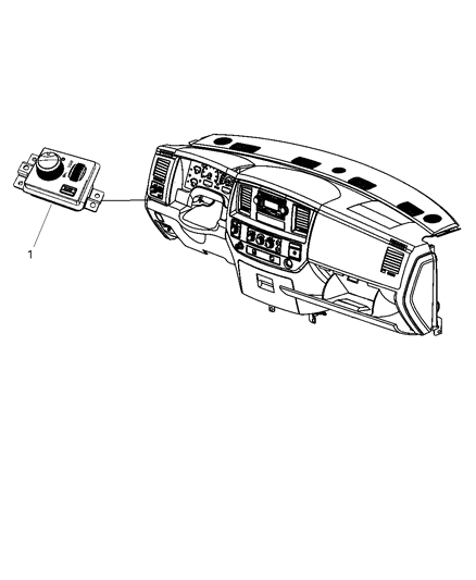 2009 Dodge Dakota Switches Diagram