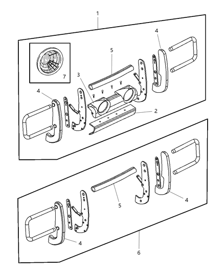 2001 Jeep Cherokee Brush Guard Diagram