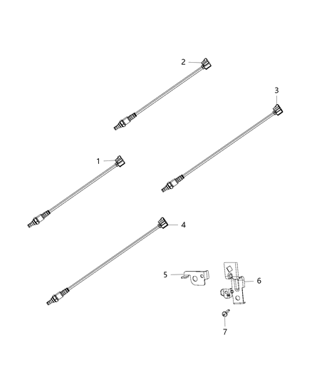 2019 Ram ProMaster 3500 Oxygen Sensors Diagram