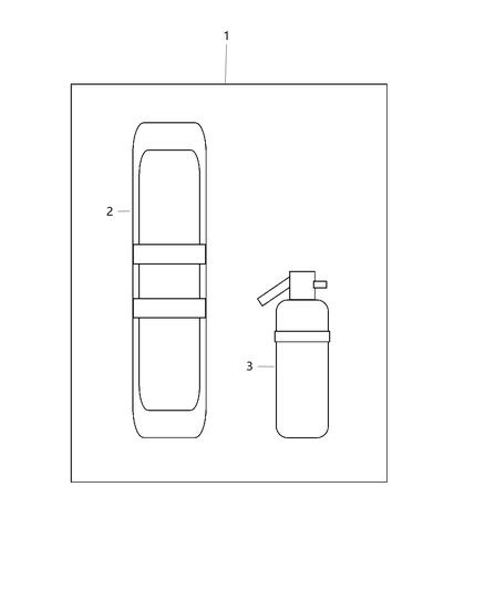 2017 Chrysler 300 Emergency Kit Diagram