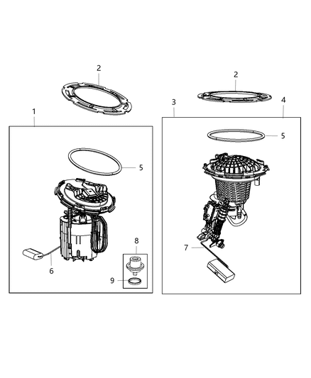 2013 Chrysler 300 Fuel Pump Module Diagram