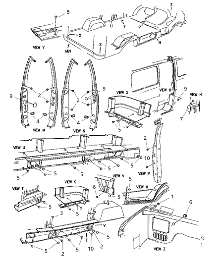 2002 Dodge Ram Wagon Plugs Diagram