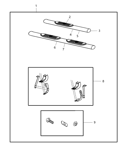 2010 Dodge Ram 3500 Step Kit Diagram