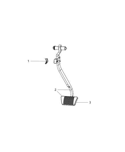 2010 Jeep Liberty Pedal, Brake Diagram