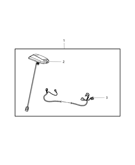 2011 Ram 3500 Cab Chassis Install Kit - Satellite Receiver Diagram