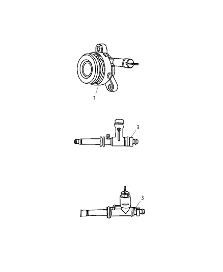 2007 Dodge Caliber Concentric Slave Cylinder Diagram