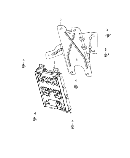 2019 Ram 2500 Modules, Body Controller Diagram