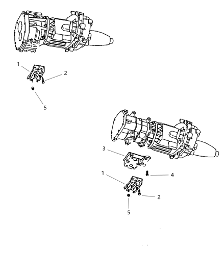 1997 Dodge Dakota Engine Mounting, Rear Diagram 5