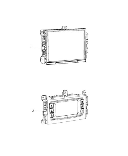 2015 Jeep Grand Cherokee Radio-Multi Media Diagram for 68238625AC